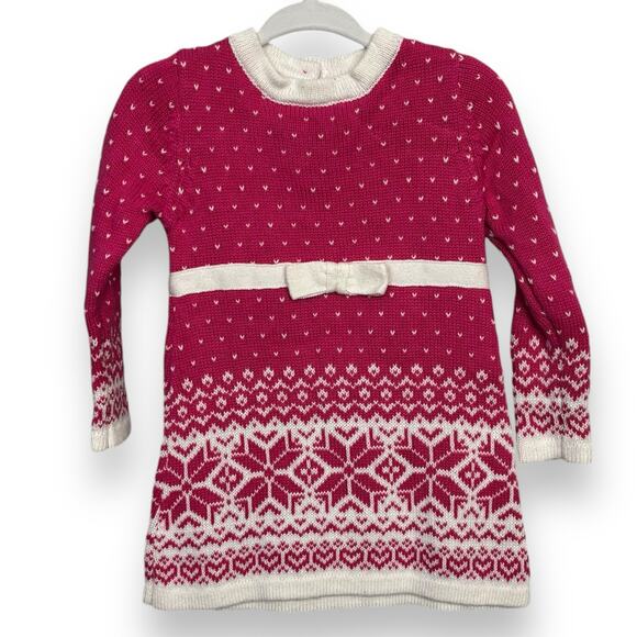 Heirloom by Polly Flinders Pink Sweater Dress Size 9 months - Picture 1 of 6